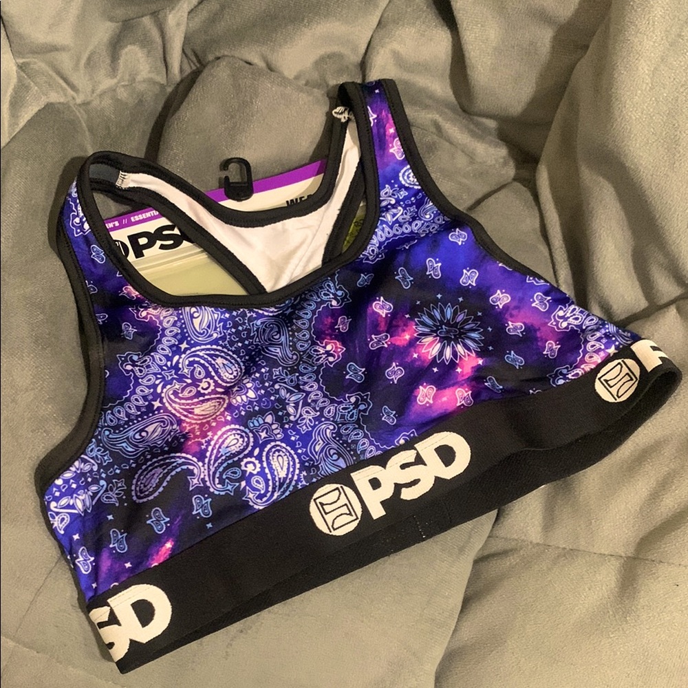 PSD Multicolor Paisley Sports Bra